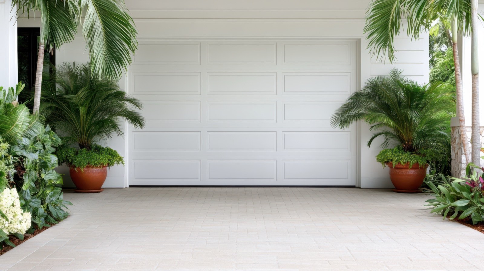 Sectional garage doors